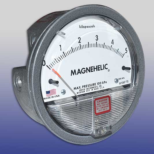Baghouse Pressure Meter